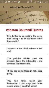 Winston Churchill Quotes Screen Shot 7