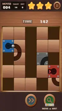 in movimento palla puzzle Screen Shot 3
