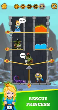 Rescue Hero: How To Loot - Pull Pin Puzzle Screen Shot 3