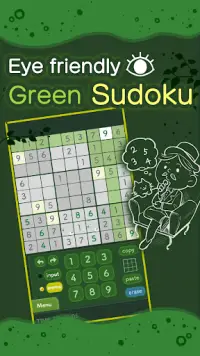 Green Sudoku easy to operate! Screen Shot 0