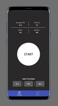 Click Speed Test - CPS Test Screen Shot 0