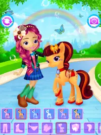 Pony & Girl Dress Up Screen Shot 4