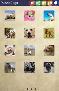 Sliding Puzzle Dogs & Puppies Screen Shot 1