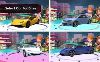 Crazy taxi cabs pick and drop game for girls Screen Shot 3