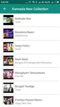 ಕನ್ನಡ ಹೊಸ ಹಾಡುಗಳು - Kannada Hi Screen Shot 1