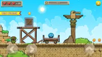Blue Ball 11: Bounce Adventure Screen Shot 1