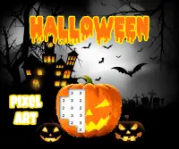 Pixel Art Halloween Color By Number Screen Shot 0