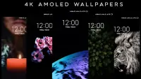 4K AMOLED Wallpapers - Live Wallpaper Changer Screen Shot 11