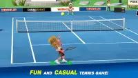Mini Tennis: Perfect Smash Screen Shot 0