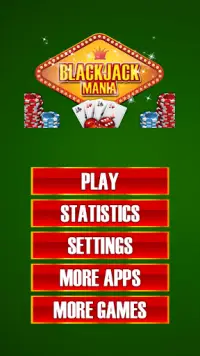 blackjack mania Screen Shot 0