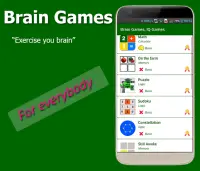 Brain Exercise Games - IQ test Screen Shot 2