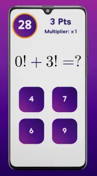 Math Challenge - Um Jogo Quiz de Matemática Screen Shot 1