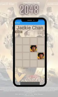 2048 Jackie Chan Movie Puzzle Game Screen Shot 2
