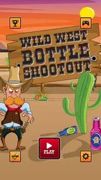 Wild West Bottle Shootout Screen Shot 0