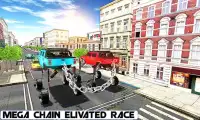 Elevated Chained Cars Racing 3D Screen Shot 1