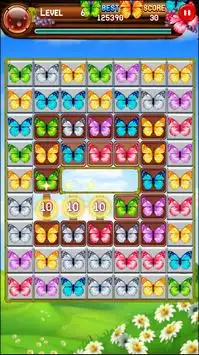 Butterfly Match 3 Puzzle Screen Shot 1