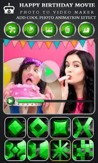 Birthday Video Maker with Song Screen Shot 2