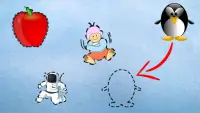 ABC Kids Puzzle bentuk: Pendidikan Matching Permai Screen Shot 1