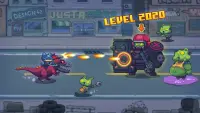 Cat Gunner: Super Força (Pixel Zombie Shooter) Screen Shot 0