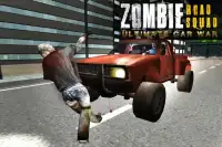 Zombie-Straße Kader Car War 3D Screen Shot 3