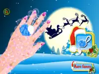 Arte de uñas juegos de navidad Screen Shot 1