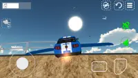 Симулятор езды летающее авто Screen Shot 6
