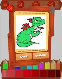 Dragon Coloring & Painting Book Screen Shot 4