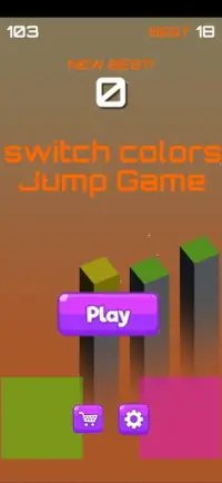 التبديل الألوان شيفت الألعاب: لون الخط لعبة لا نها Screen Shot 0