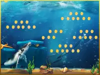 青いクジラのゲーム：怒っているサメから魚を救う Screen Shot 1
