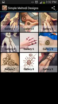 Simple Mehndi Designs Screen Shot 0