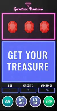 Gemstone Treasure - slosts simulation Screen Shot 1