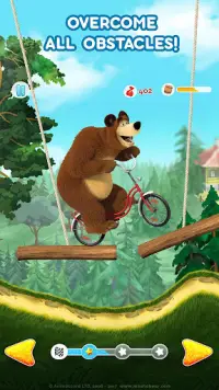 Masha and the Bear: Car Games Screen Shot 2