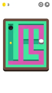 Maze Pool : Paint color ball roller Screen Shot 3