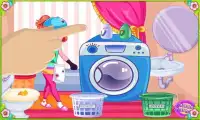 Laundry games for girls Screen Shot 0