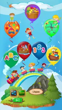 Balões Educativos: Alfabeto Números Animais Screen Shot 0