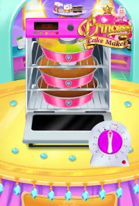 Rainbow Princess Cake Maker - Kids Cooking Games Screen Shot 4