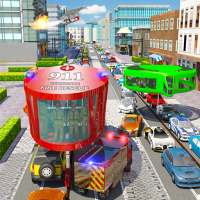 Fire Rescue Gyroscopic Bus: City Ambulance Driver