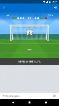 Sofa Super Cup - Multiplayer penalty shoot-out Screen Shot 1