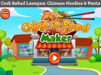 Chinese Food Maker! Food Games! Screen Shot 0