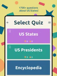 US States & Presidents Quiz – USA History Trivia Screen Shot 10