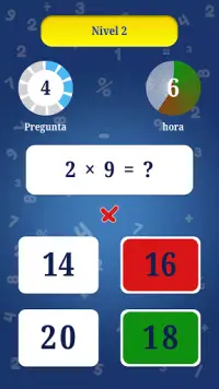 Tabla de multiplicar - 1 a 30, juegos matemáticas Screen Shot 3