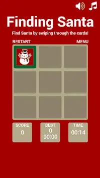 Finding Santa Matching Game Screen Shot 0