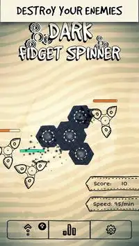 Dark Fidget Spinner Screen Shot 1