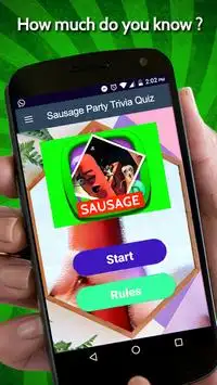 Sausage Party Trivia Quiz Screen Shot 0