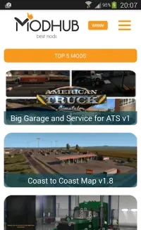 American truck simulator mods Screen Shot 0