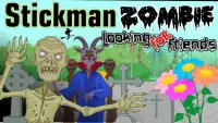 Stickman mentalist. Zombie looking for friends Screen Shot 0