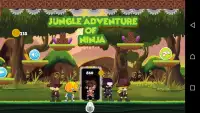 Jungle adventure of Ninja Screen Shot 1