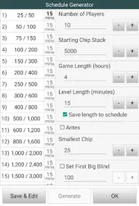 Blinds Are Up! Poker Timer free Screen Shot 5