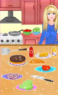 Burger Maker - Girl Cooking Screen Shot 3