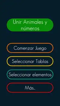 UNIR ANIMALES, NÚMEROS, LETRAS Screen Shot 0